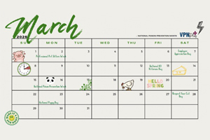 March pet- and vet-related holidays