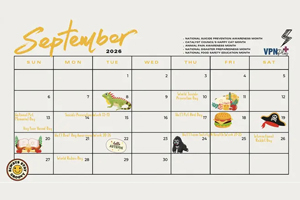 September pet-related holidays